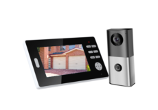Battery Powered Wireless 7” Inch Colour Video Door Phone Doorbell Intercom